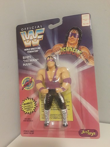 New 1994 WWF Bret �Hitman� Hart. Bend-ems. Just To...