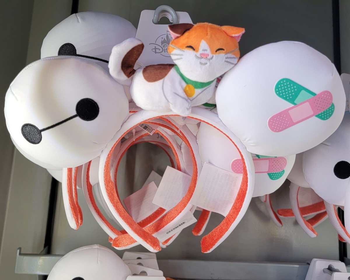 Disney Parks Baymax & Mochi Minnie Headband Ears Big Hero 6 10th