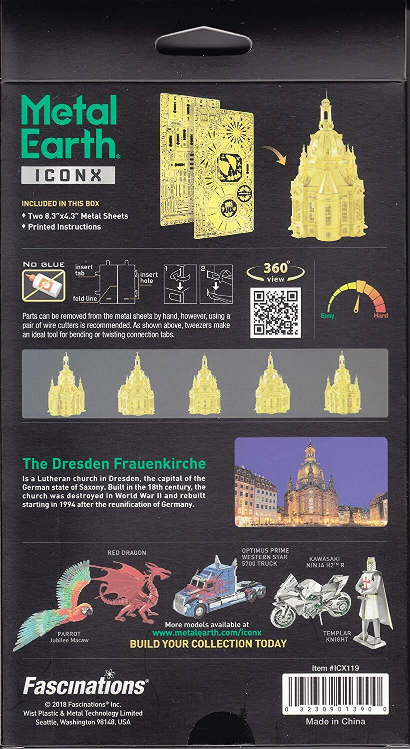 Fascinations Metal Earth ICONX Classic Bicycle 3D Laser Cut DIY - Foto 9