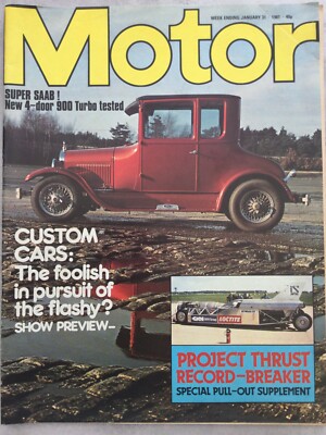 Motor Magazine - 31 January 1981 - Saab 900 Turbo, Thrust Supplement, R18 Turbo
