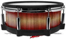 Wrap for Roland vDrum Shell PD140 Exotic Wood Zebra Wood Vertical Burst Fire Red