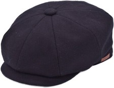 Majorwear Peaky Blinder Hat Newsboy Flat Cap, Driver, Bakerboy Gatsby Wool Blend