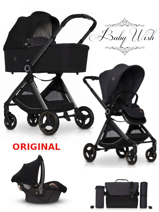 CAVOE OSIS BABY STROLLER PRAM BUGGY 3in1 CARRYCOT + PUSHCHAIR + CAR SEAT