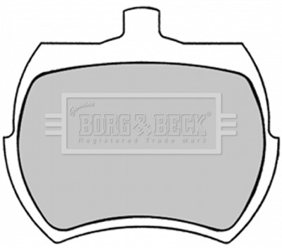 Borg & Beck Disc Brake Pad Set Pads BBP1409 - GENUINE - 5 YEAR WARRANTY