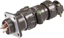 Uxcell Aviation Connector, 20Mm 4P 25A 220V P20-4 Waterproof Male Wire Panel Pow