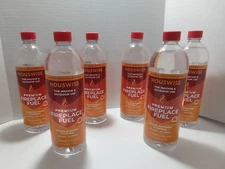 Bio Ethanol Fireplace Fuel 6 x 1 Liter - Bioethanol Fuel Tabletop Fire Pit, B...