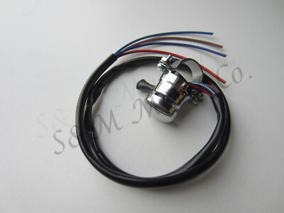 LUCAS HORN DIP SWITCH CLAMP-ON BSA TRIUMPH NORTON AJS MATCHLESS ARIEL 31563C