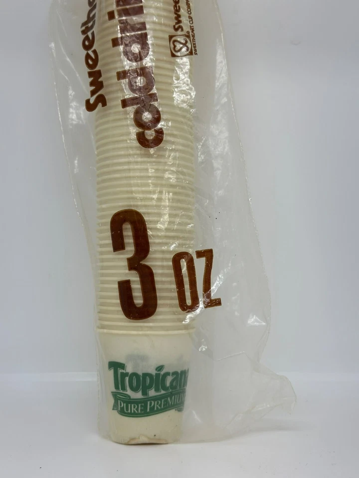 Tazas de bebida fría Tropicana diseño puro plástico desechable Sweetheart 3 OZ de colección Foto 2 de 4