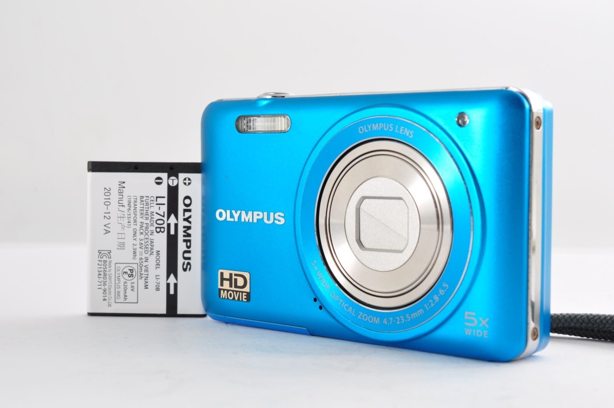 OLYMPUS VG-140 シルバー バッテリー付 OLYMPUS Digital Camera VG-140 SLV Silver 14.0MP wide angle