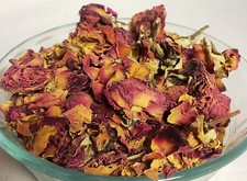 5 oz Bulk Dried Red Rose Petals and Rosebuds
