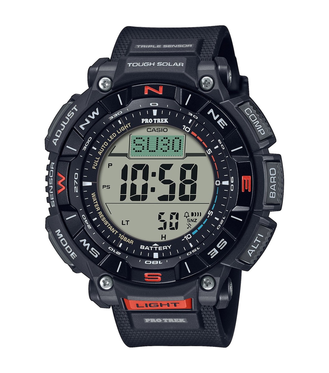 Montre Casio Pro Trek PRG-340-1ER – Solaire – Homme Noir 52mm