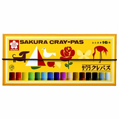 Japan Sakura Color Products Corporation 16 colors with rubber band