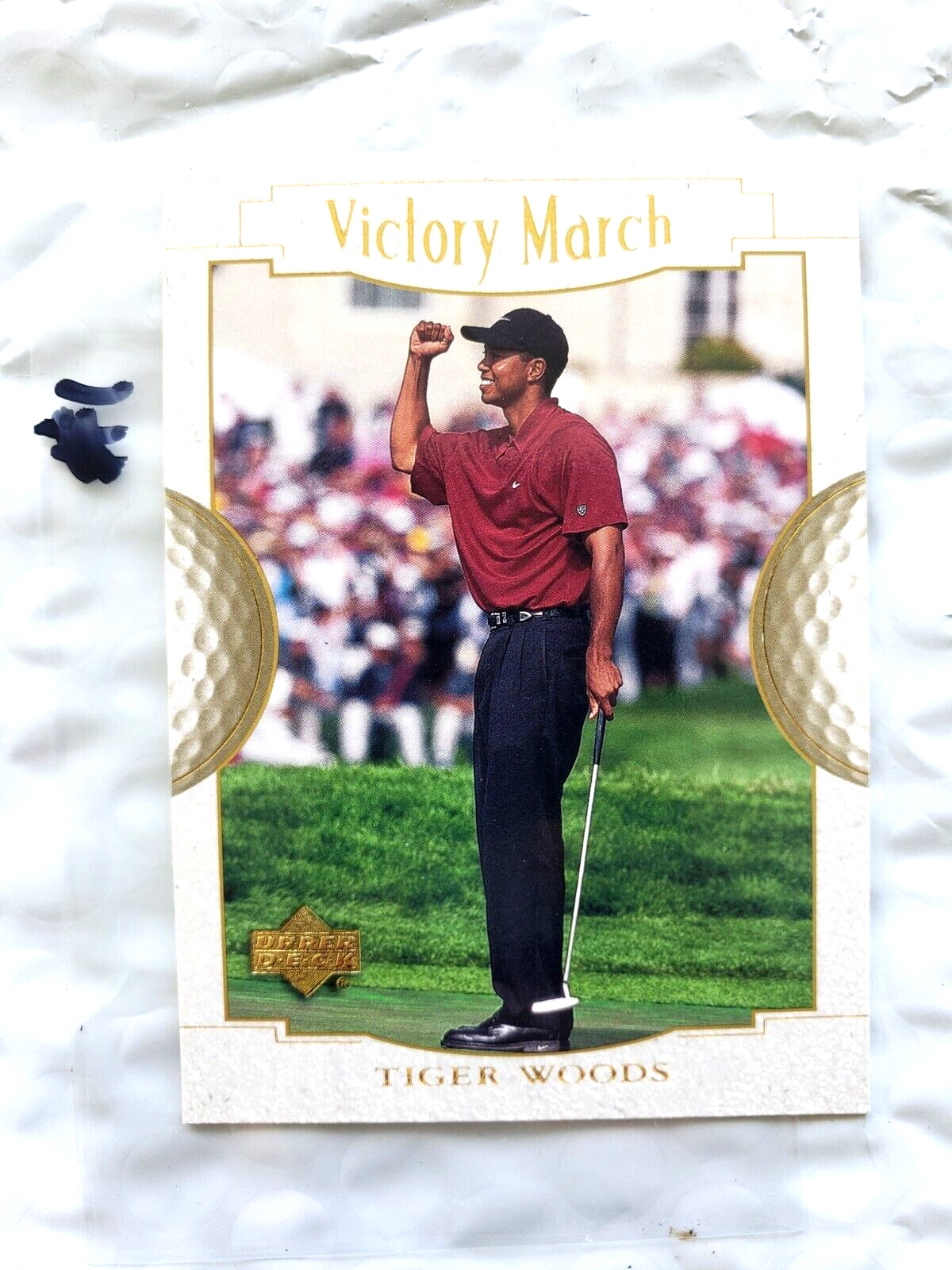 2001 Upper Deck - Victory March - Tiger Woods - Nice Card # 151 - NRMNT/MINT