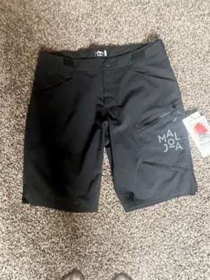 MALOJA FuornM Mountain Bike MTB Cycling Riding Shorts Stretch Moonless Mens  XL