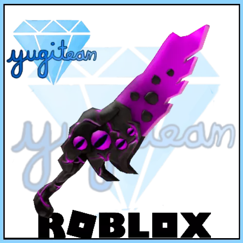 Roblox Murder Mystery 2 MM2 Purple Seer Godly Knifes and Guns