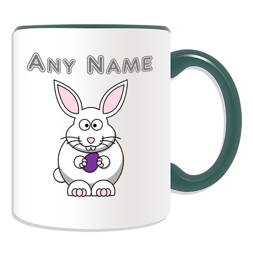 Personalisierte Geschenk Hase Tasse Spardose Tasse Name Kaffee albern Ei Hase Ostern - Bild 12 von 20