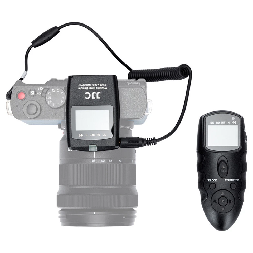 JJC Timer Remote Control Shutter Release for Panasonic Lumix S9 G100D Camera - Image 3 of 4