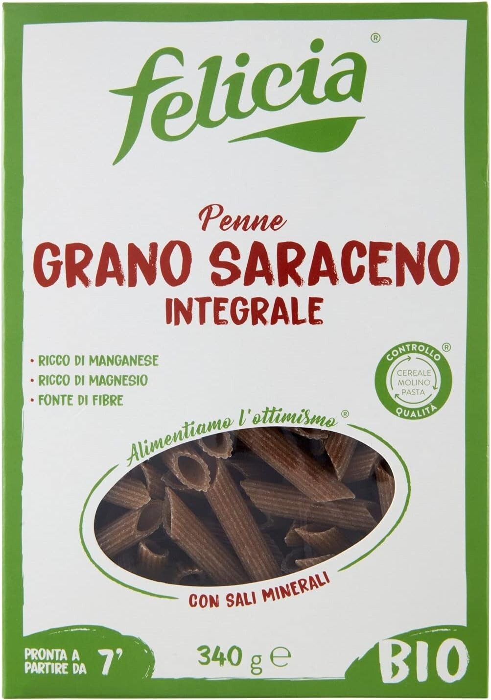 Felicia Bio Saraceno Penne Per Intolleranti 340 G - Immagine 3