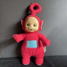 1998 Playskool - TELETUBBIES TALKING PO Plush - Red Doll Toy Works Vintage