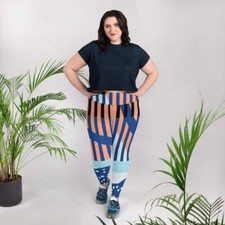 "Sana Sawa" Plus Size UPF 50 High-Rise Pant 27" - 31"