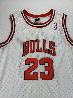 Nike NBA Authentics Chicago Bulls Michael Jordan #23 White