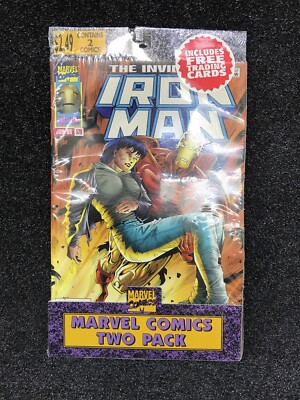 RARE Marvel 2 Pack Comic Books New Trading Cards Iron Man/ The Lost Gods | eBay RARE Marvel 2 Pack Comic Books New Trading Cards Iron Man/ The Lost Gods | eBay