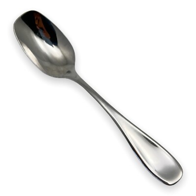 Oneida Stainless Sugar Spoon Voss Glossy Concave Wide Tip Handle Flatware