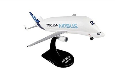 Postage Stamp 58221 Airbus A300-600st Beluga #2 1/400 Scale 