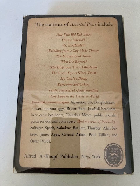 Assorted Prose by John Updike (1965, Hardcover) 1st Printing w/Protective Cover - Image 2 of 4