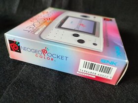SNK NEOGEO POCKET Color NGPC PLATINUM SILVER Console Boxed NEO GEO set-f0809-