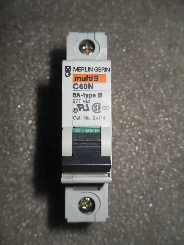 Square D MERLIN GERIN MG24114 240 V AC 6 A CIRCUIT BREAKER - Image 4 of 4