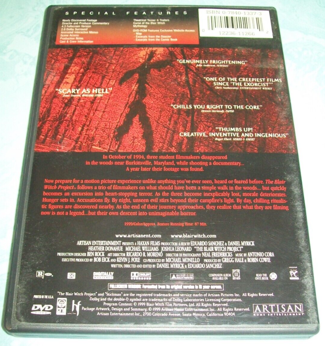 Blair Witch Experience Special Limited Edition Collector's Set