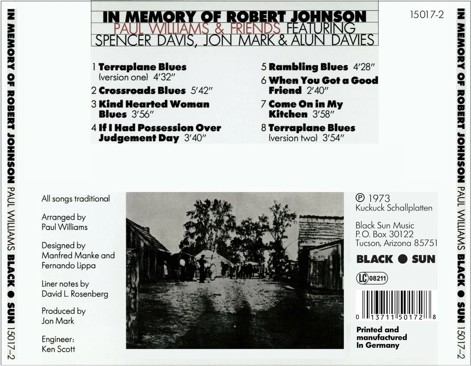 IN MEMORY OF ROBERT JOHNSON – PAUL WILLIAMS AND FRIENDS Foto 2 de 3