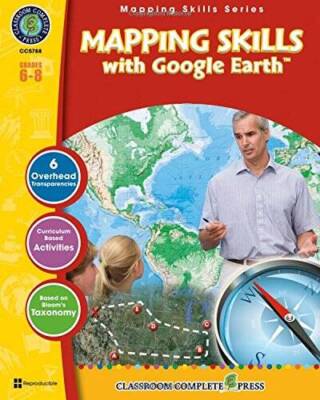 Mapping Skills with Google Earth (6-8) - Perfect Paperback - GOOD