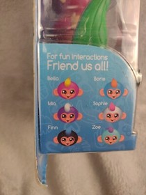 Fingerlings Monkey Bella Baby Interactive WowWee Pink Yellow Hair 2016