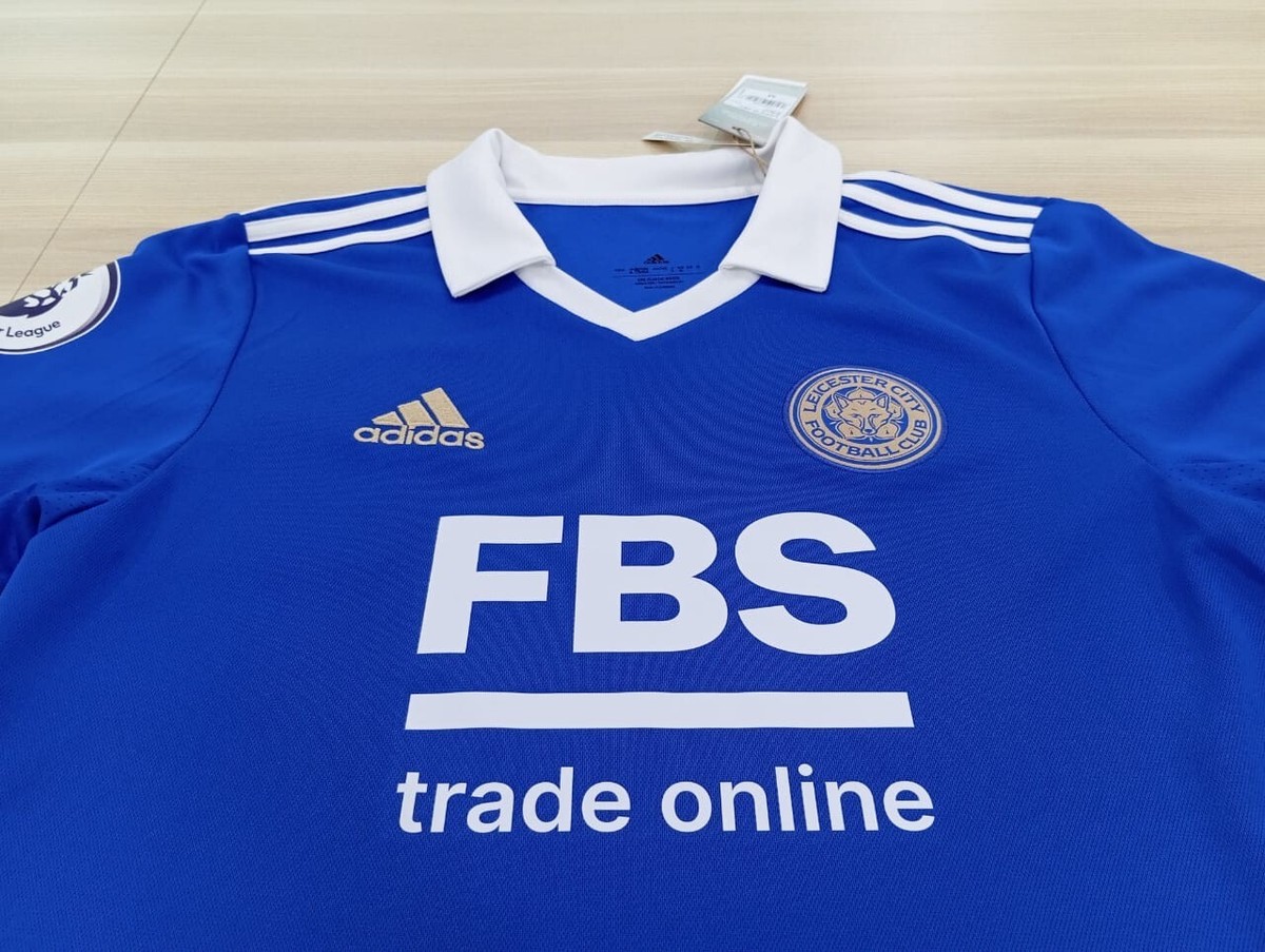 Adidas Leicester City 22/23 Vardy #9 Home Jersey (US M Size Adidas Leicester City 22/23 Vardy #9 Home Jersey (US M Size