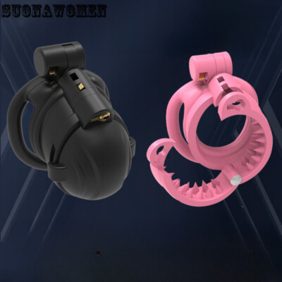 NEW TUSK Design Removable Slide Cap Humanized Chastity Cage Male Chastity Device
