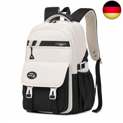 FRONET Schulrucksack Mädchen Teenager Jungen Rucksack Schule, Schulranzen Groß K