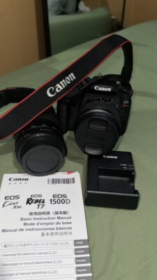 Canon EOS Rebel T7 24.1 MP Digital SLR Camera - Black (Kit with 18-55 Lens)