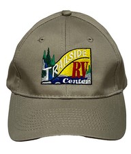 Trailside RV Center Fifth Wheels Pull Trailer RVing Camping Tan Baseball Cap Hat
