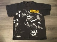 VINTAGE 1991, THE THREE STOOGES, CHANGES TAG, 2 SIDED , LARGE, PREOWNED, T-SHIRT