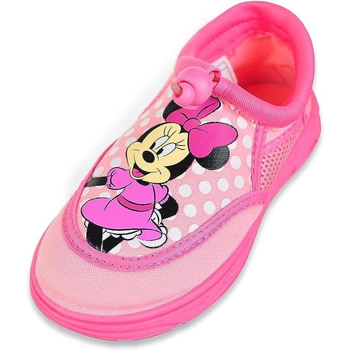 Disney Baby Girl Water Shoes, Size 5/6 Pink Minnie Mouse NonSlip Water