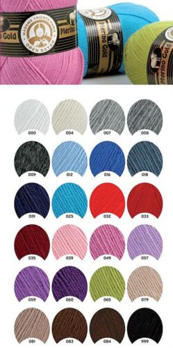 Merino Gold Ören Bayan Madame Tricote Paris 400m 100g Neu Angebot Wool Wolle - Bild 2 von 40