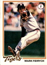 1978 Topps #45 Mark Fidrych Detroit Tigers EX