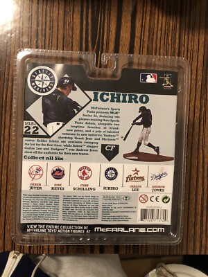 スポーツ Ichiro Suzuki action figure McFarlane Toys MLB Seattle Mariners Sports Baseball Series 1