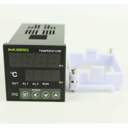 Inkbird Controller di temperatura digitale PID ON/OFF ITC-100 ventola AC/DC calore freddo Regno Unito - Foto 3 di 6