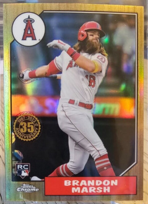 2022 Topps Chrome '87 Design Brandon Marsh RC #87BC-18