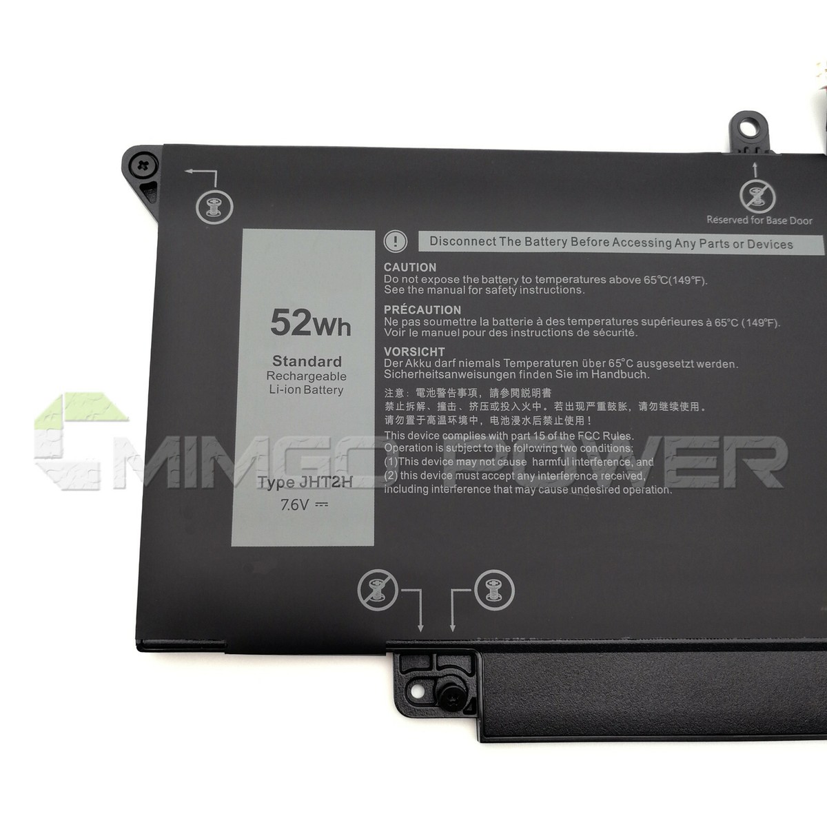 New JHT2H 52Wh Battery for Dell Latitude 7310 7CXN6 HRGYV T3JWC