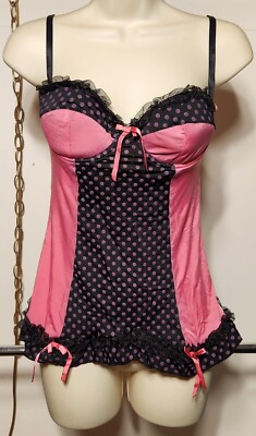 Y2K Gothic Romantic GothicLolita CuteGoth Morbid Threads 34C corset babydoll