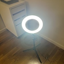 Desk Ring Light for Zoom Meetings - Video Conference Lighting Kit for Laptop